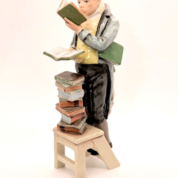 AK Kaiser Porcelain Figurine The Librarian or Bookworm 448 G Bochmann Germany 8" - Picture 11 of 11
